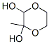 2-Methyl-1,4-dioxane-2,3-diol 结构式