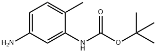 (5-氨基-2-甲苯基)-氨基甲酸叔丁酯, 329763-32-8, 结构式