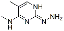 2(1H)-Pyrimidinone,5-methyl-4-(methylamino)-,hydrazone(9CI) 结构式