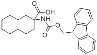FMOC-1-AMINO-1-CYCLODECANECARBOXYLIC ACID 化学構造式