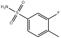 3-Fluoro-4-methylbenzenesulfonamide Structure