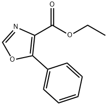 5-PHENYL-OXAZOLE-4-CARBOXYLIC ACID ETHYL ESTER Structure