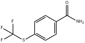 4-(三氟甲硫基)苯甲酰胺,330-15-4,结构式