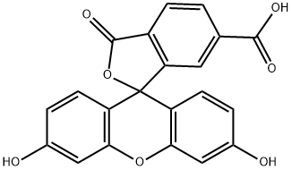 6-羧基荧光素,3301-79-9,结构式
