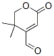 2H-Pyran-4-carboxaldehyde, 5,6-dihydro-5,5-dimethyl-2-oxo- (9CI),330154-77-3,结构式