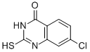 7-chloro-2-mercaptoquinazolin-4(3H)-one 化学構造式