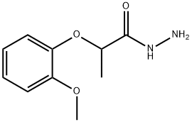 2-(2-METHOXY-PHENOXY)-PROPIONIC ACID HYDRAZIDE Structure