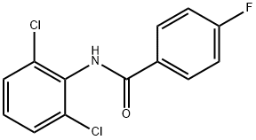 N-(2,6-Dichlorophenyl)-4-fluorobenzaMide, 97% 化学構造式