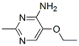4-Pyrimidinamine,  5-ethoxy-2-methyl- 化学構造式