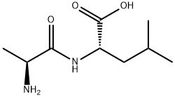 N-(L-アラニル)-L-ロイシン 化学構造式