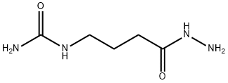 Butanoic  acid,  4-[(aminocarbonyl)amino]-,  hydrazide Structure