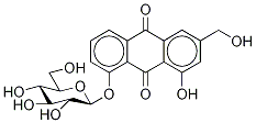 Aloe-eModin-8-O-β-D-glucopyranoside Struktur