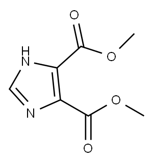 1H-咪唑-4,5-二甲酸二甲酯, 3304-70-9, 结构式