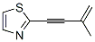 Thiazole, 2-(3-methyl-3-buten-1-ynyl)- (9CI) 结构式