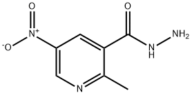 2-METHYL-5-NITRONICOTINOHYDRAZIDE Struktur