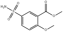 2-甲氧基-5-磺酰胺苯甲酸甲酯, 33045-52-2, 结构式
