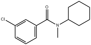 3-氯-N-环己基-N-甲基苯甲酰胺,330468-98-9,结构式