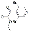 3,5-Dibromo-alpha-oxo-4-pyridineaceticacidethylester,330551-15-0,结构式