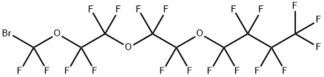 (1-ブロモ)パーフルオロ-2,5,8-トリオキサドデカン 化学構造式