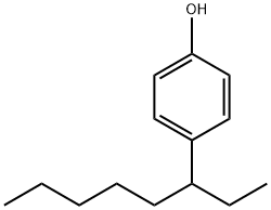 p-(1-ethylhexyl)phenol  Structure