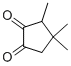 3,4,4-トリメチルシクロペンタン-1,2-ジオン 化学構造式