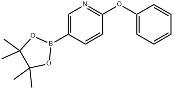 2-苯氧基吡啶-5-硼酸频那醇酯, 330792-76-2, 结构式
