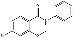4-溴-2-甲氧基-N-苯基苯甲酰胺,330793-39-0,结构式