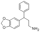3-BENZO[1,3]DIOXOL-5-YL-3-PHENYL-PROPYLAMINE Struktur