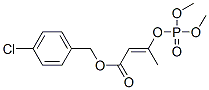 Phosphoric acid dimethyl 1-(4-chlorobenzyloxycarbonyl)-1-propen-2-yl ester Structure