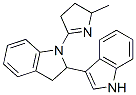 2-(1H-Indol-3-yl)-1-(5-methyl-1-pyrrolin-2-yl)indoline Struktur