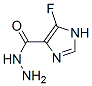 1H-Imidazole-4-carboxylicacid,5-fluoro-,hydrazide(9CI) Struktur