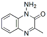 2(1H)-Quinoxalinone,1-amino-3-methyl-(9CI) 结构式