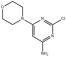 2-Chloro-6-MorpholinopyriMidin-4-aMine Struktur