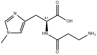1-甲基肌肽(鲸肌肽,蛇肌肽) 结构式