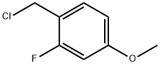 2-Fluoro-4-methoxybenzyl chloride Structure