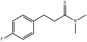 Benzenepropanethioamide,  4-fluoro-N,N-dimethyl-,331-88-4,结构式