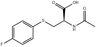 S-(4-FLUOROPHENYL)MERCAPTURIC ACID,331-93-1,结构式