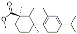 (1R)-1,2,3,4,4a,5,6,9,10,10aα-デカヒドロ-1,4aβ-ジメチル-7-(1-メチルエチル)-1α-フェナントレンカルボン酸メチル 化学構造式