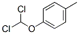 1-ジクロロメトキシ-4-メチルベンゼン 化学構造式