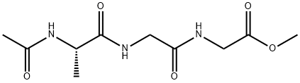 N-[N-(N-Acetyl-L-alanyl)glycyl]glycine methyl ester,33105-22-5,结构式