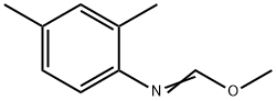 N-2,4-二甲基苯基甲亚胺甲酯 结构式