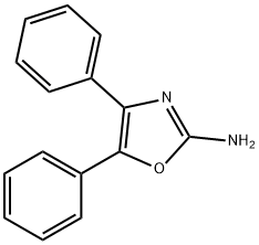 2-amino-4,5-diphenyloxazole, 33119-63-0, 结构式