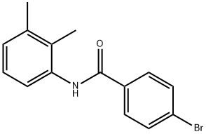 4-溴-N-(2,3-二甲基苯基)苯甲酰胺 结构式