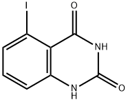 5-碘喹唑啉-(2,4)-二酮, 33140-34-0, 结构式