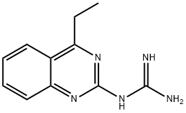 Guanidine, (4-ethyl-2-quinazolinyl)- (9CI) 化学構造式