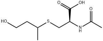 (2R)-2-ACETAMIDO-3-(4-HYDROXYBUTAN-2-YLTHIO)PROPANOIC ACID,33164-64-6,结构式