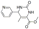 4-Pyrimidinecarboxylicacid,1,2,3,6-tetrahydro-5-methyl-2-oxo-6-(3-pyridinyl)-,methylester(9CI) 结构式