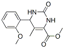 4-Pyrimidinecarboxylicacid,1,2,3,6-tetrahydro-6-(2-methoxyphenyl)-5-methyl-2-oxo-,methylester(9CI) Struktur