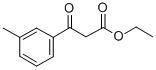 3-间甲苯基-3-氧代丙酸乙酯, 33166-79-9, 结构式