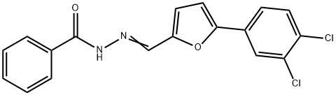 N'-{[5-(3,4-dichlorophenyl)-2-furyl]methylene}benzohydrazide|